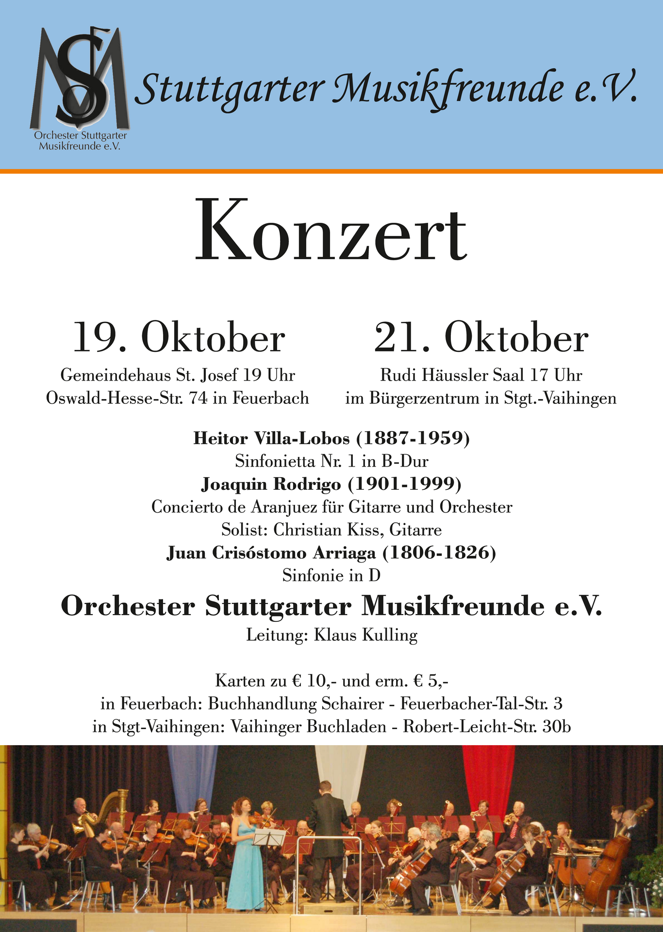 Plakat Herbstkonzerte 2012