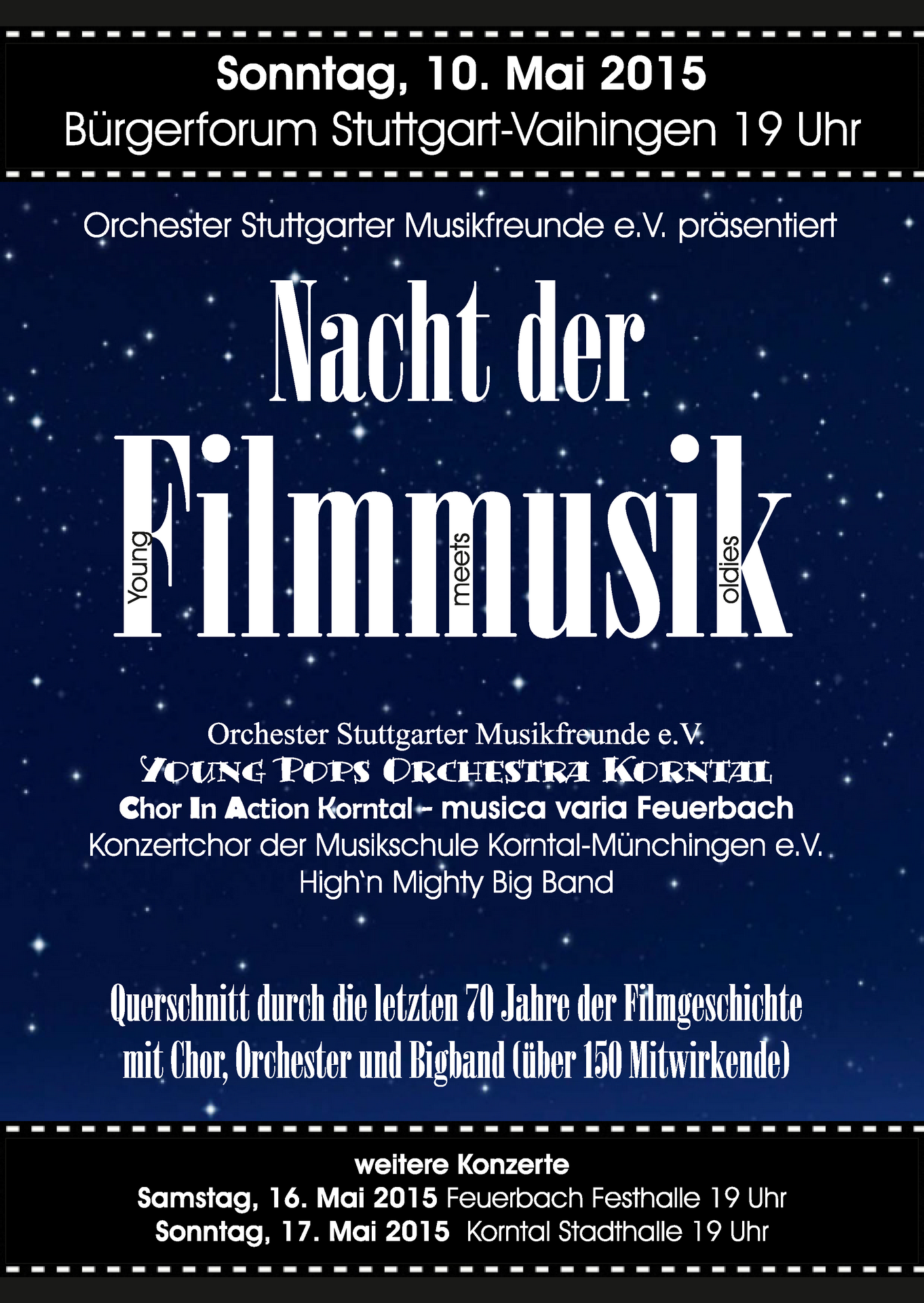Plakat Nacht der Filmmusik 2015