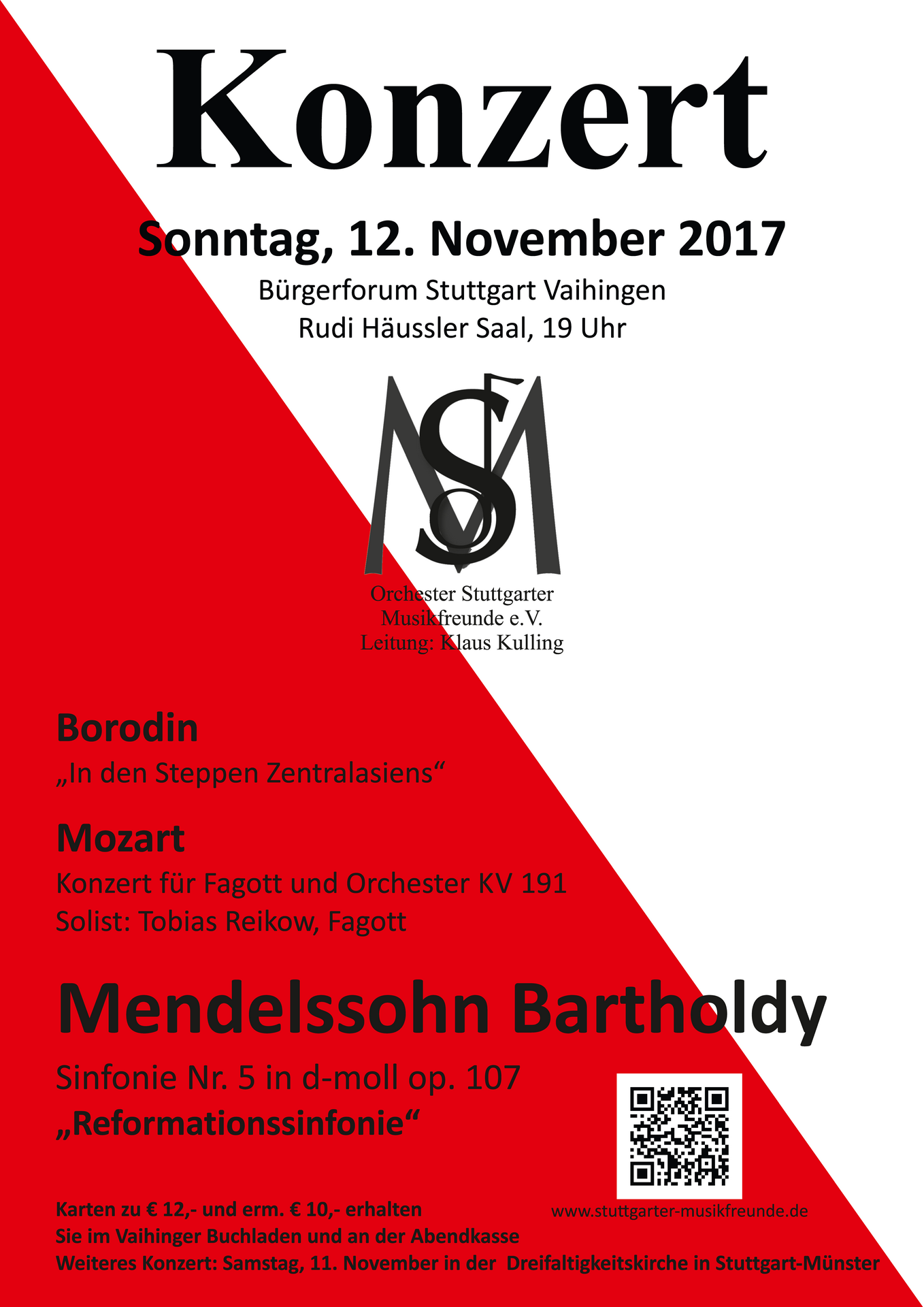 Plakat Herbstkonzert 2017