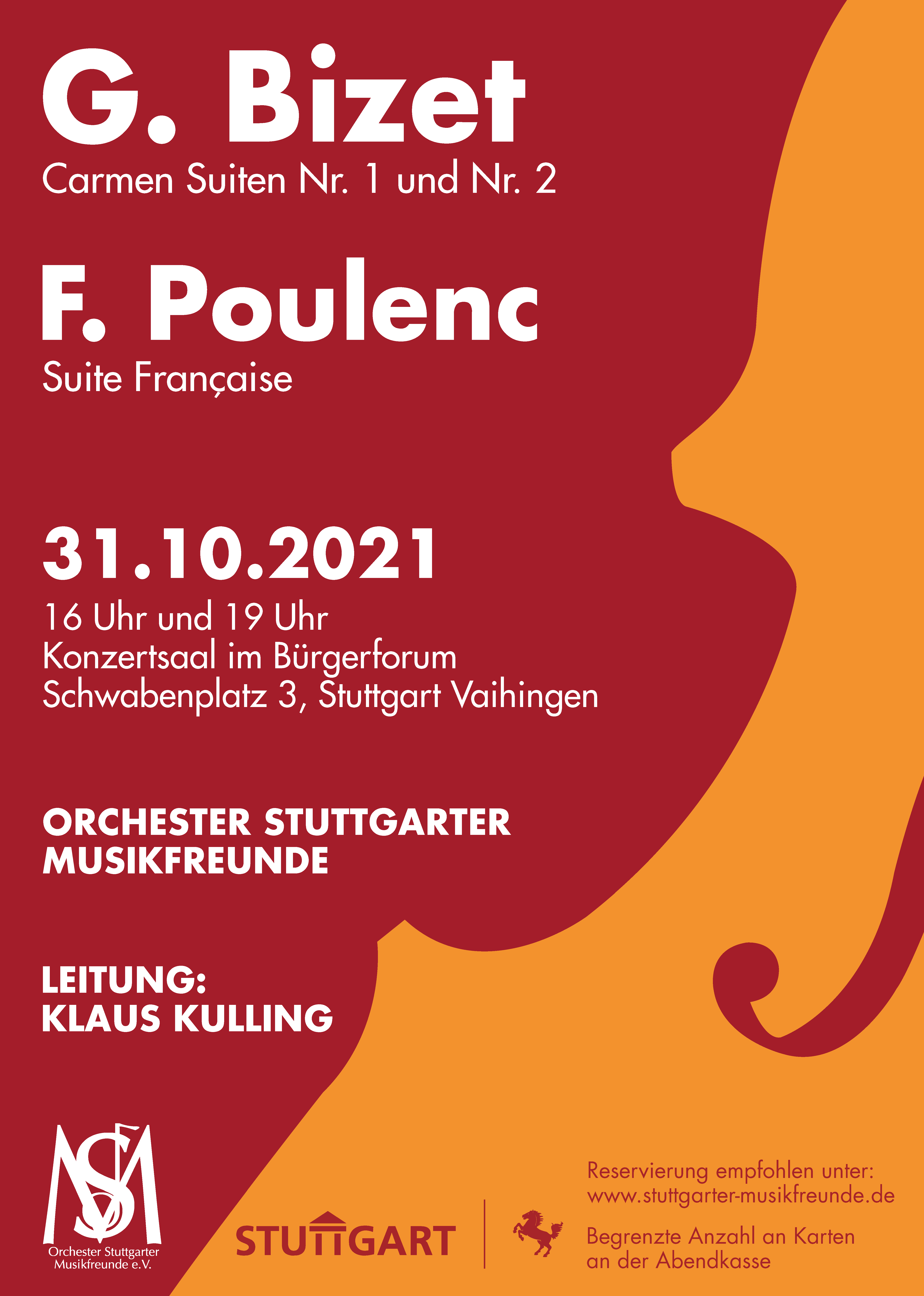 Plakat vom Herbstkonzert 2021 