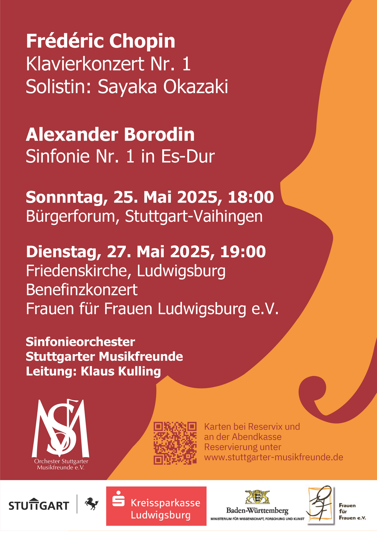 Plakat zum Konzert am 25.05.2025