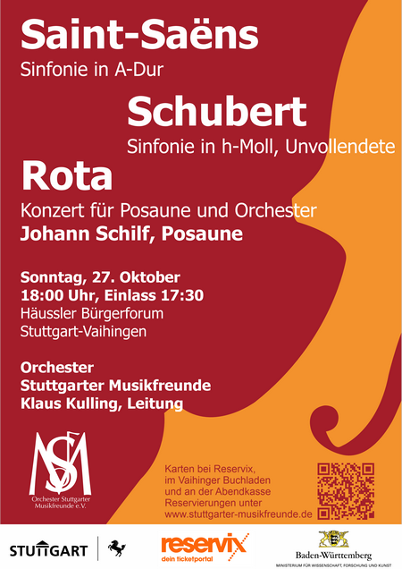 Plakat zum Konzert am 27.10.2024